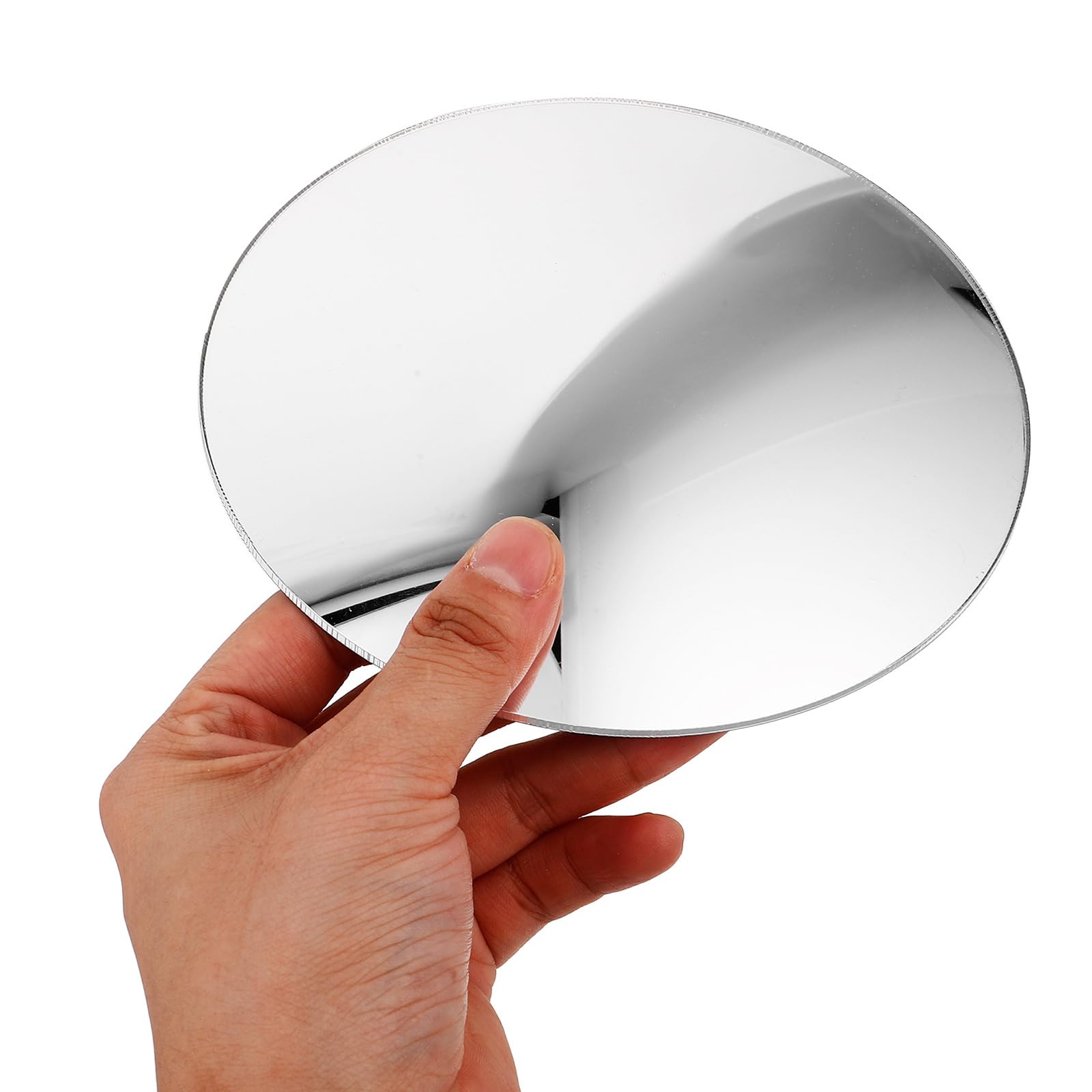 Gatuida 6-Inch Round Convex Traffic Mirror - 15cm Blind Spot Safety Mirror for Driveway, Garage, Warehouse & Office - Indoor/Outdoor Use for Enhanced Security & Visibility