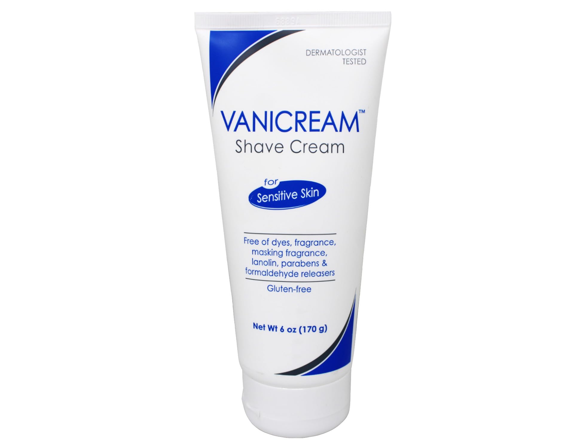 Vanicream Sensitive Skin Shaving Cream - 6 oz (Pack of 10) | Hypoallergenic & Fragrance-Free Shave Gel for Men & Women | Ideal for Sensitive Skin, Razor Burn Relief & Daily Shaving Routine