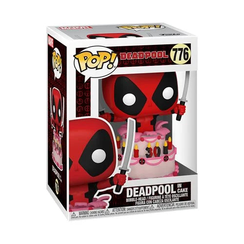 Deadpool 30th Anniversary Cake Pop Figure - Limited Edition Collectible #776 - Perfect for Marvel Fans, Birthday Gifts & Party Decorations