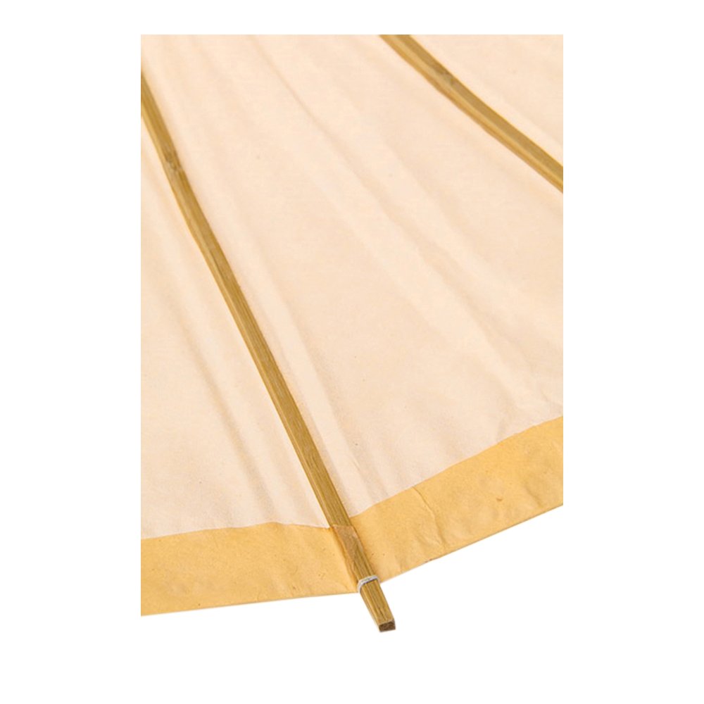 Luna Bazaar 32-Inch Orange Chinese Japanese Paper Parasol Umbrella - Handmade Traditional Asian Sun Shade for Wedding, Photo Shoot & Outdoor Protection