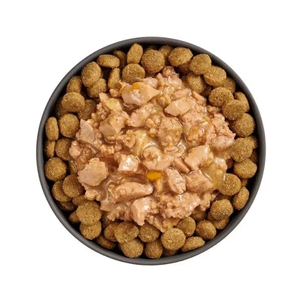 Go! Solutions Booster Joint Care Minced Chicken with Gravy Dog Food Topper - High Protein Grain-Free Supplement for Senior Dogs & Hip Support - Perfect for Picky Eaters & Mealtime Enhancement