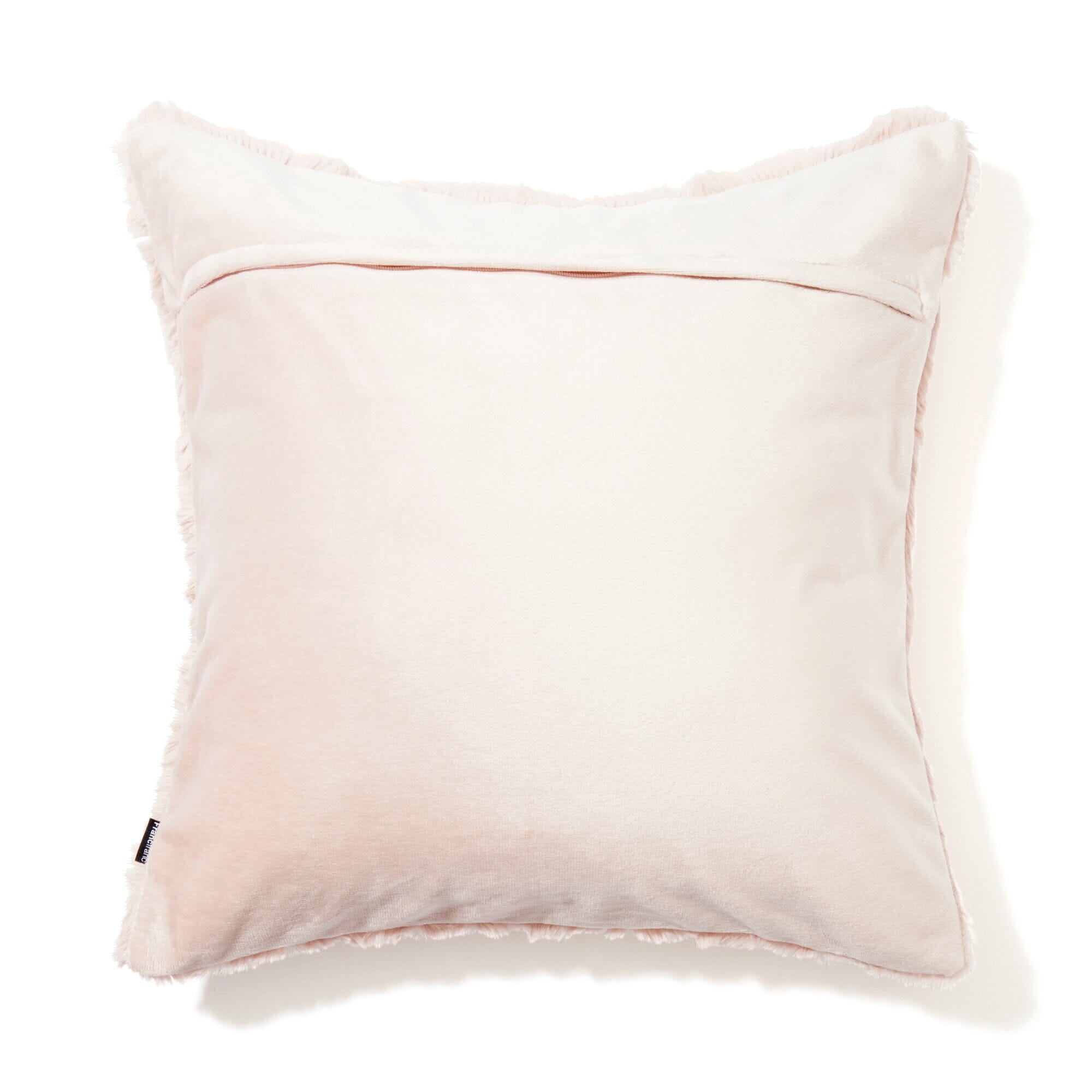 Soft Faux Fur Cushion Cover 18x18 Inches - Pink Plush Pillow Case for Sofa, Bed, Chair - Cozy Home Decor & Gift Idea