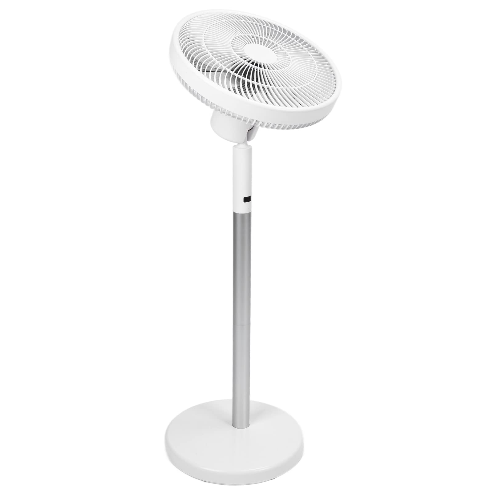 CHICIRIS Remote Control Stand Fan - 10 Speeds, Timer, White for Home & Office