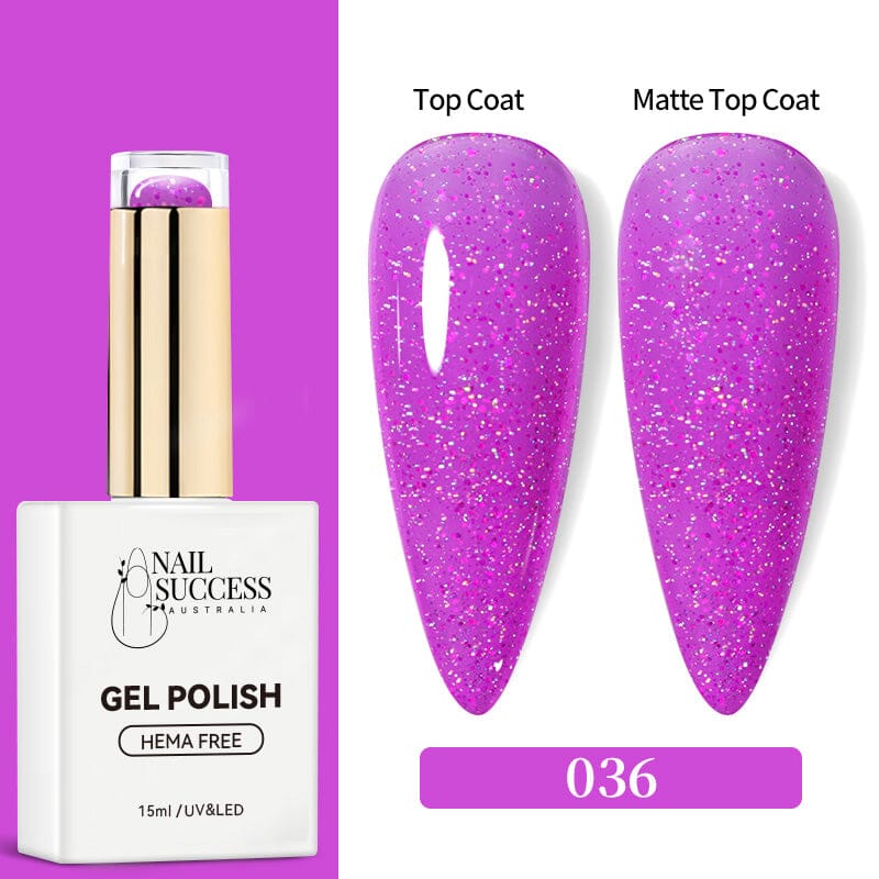 Hema Free Gel Nail Polish Set - 15ml Long Lasting Soak Off UV LED Nail Gel Colors for Manicure & Pedicure at Home or Salon