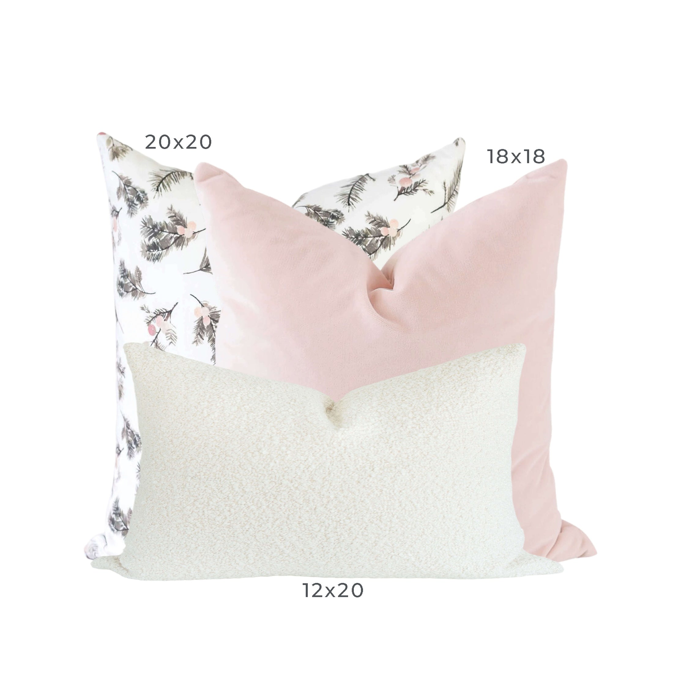 Premium Pillow Combination Set #250 - Soft & Supportive Bed Pillows for Side, Back & Stomach Sleepers - Perfect for Home, Hotel & Guest Room Comfort