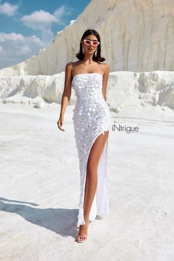 Elegant Intrigue Prom Dress 91003 - Stunning Long Formal Gown for Homecoming, Ball, and Evening Events