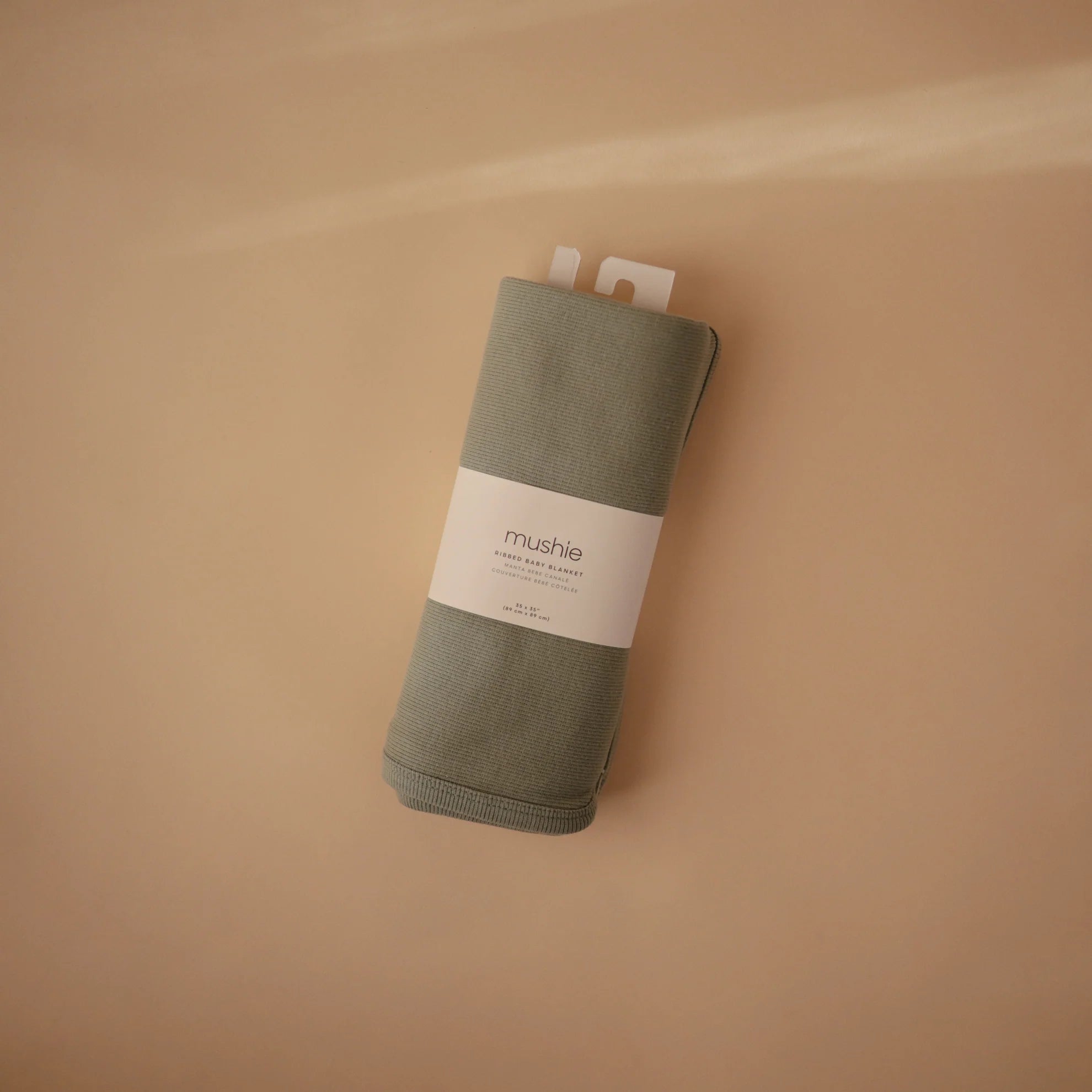 Soft Ribbed Baby Blanket - Roman Green | Cozy Knit Nursery Blanket for Newborns & Toddlers | Perfect for Swaddling, Stroller, Crib & Photo Shoots