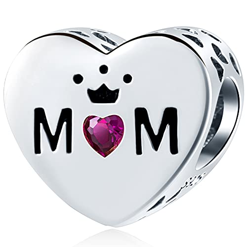 Queen Mom Heart Charms