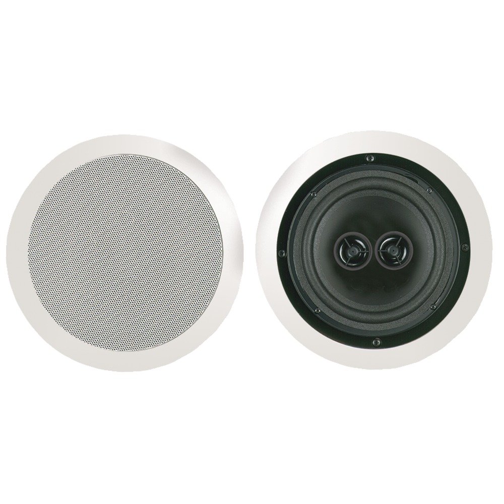 BIC America MSR8D 8-Inch Dual Voice-Coil Stereo Ceiling Speaker - High-Quality Audio for Home Theater, Surround Sound & Music - Perfect for Living Rooms, Bedrooms & Home Entertainment Systems