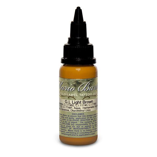 Intenze Gold Label Light Brown Tattoo Ink - Professional Body Art & Permanent Makeup for Artists & Tattooists | Perfect for Realism, Shading & Cosmetic Tattoos