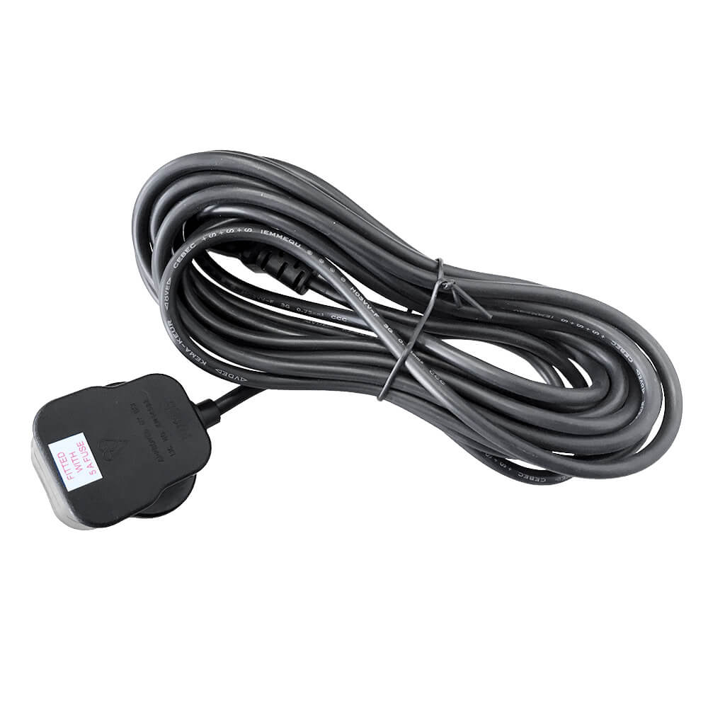 2-Pack 5M UK 3 Pin Power Cable - IEC320 C13 to BS1363 13A Fused Plug - Heavy Duty 3 Core Mains Lead for Computers, Monitors & Office Equipment - Perfect for Home & Office Use