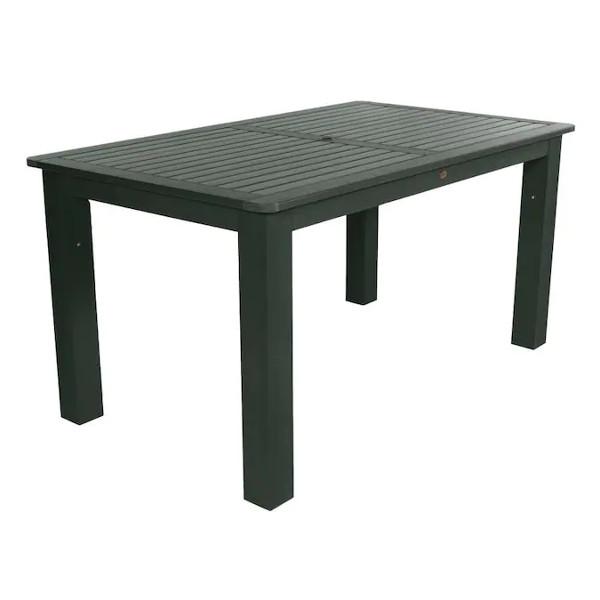 Outdoor Rectangular Counter Height Dining Table - Weather-Resistant Patio Furniture for Backyard, Deck, and Garden Dining - Perfect for Entertaining Guests