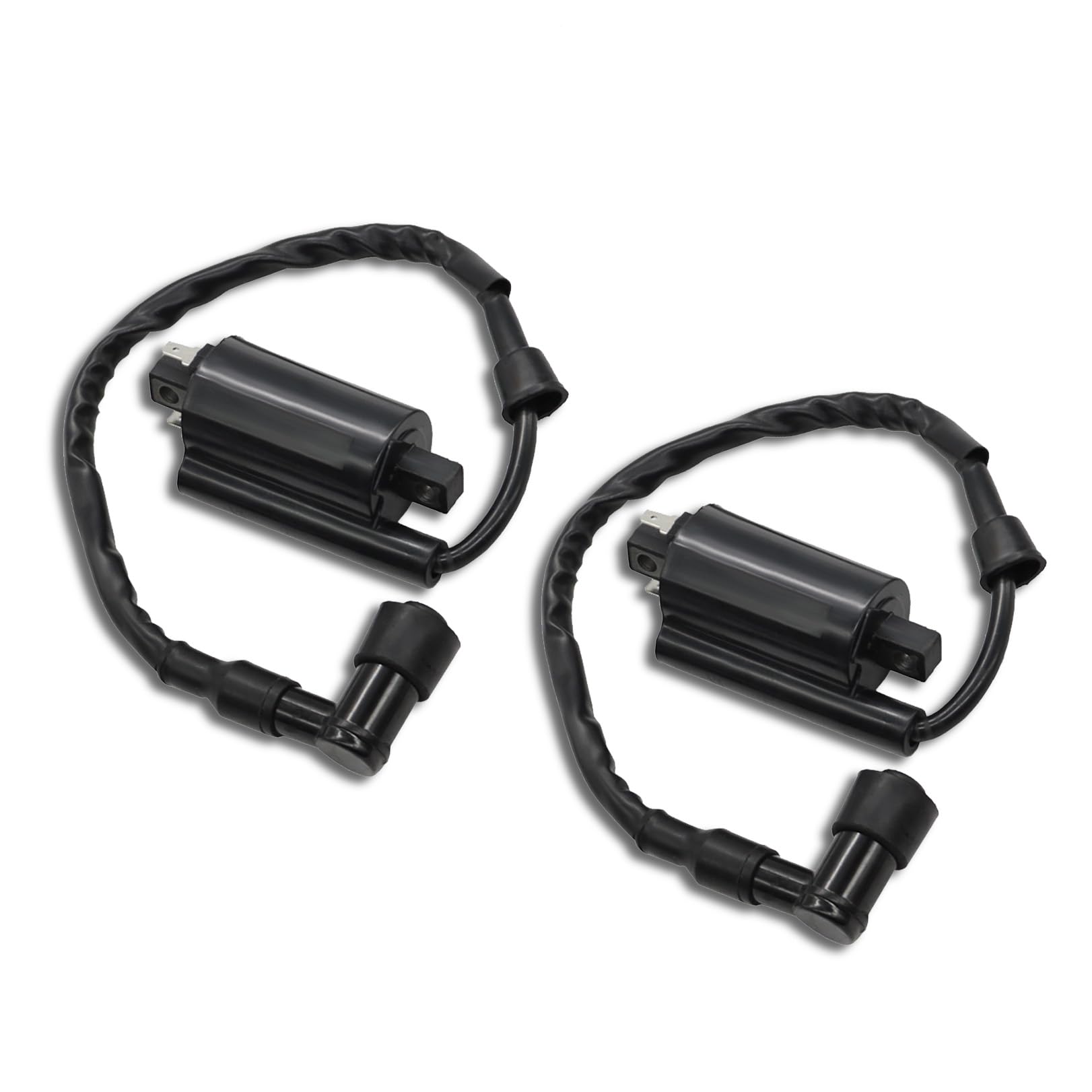 2PCS Ignition Coil Replacement for John Deere 285 320 345 425 445 F725 F911 GX345 LX178 LX188 LX279 LX289 - Compatible with 21121-2083 AM120732 - Perfect for Lawn Mowers, Tractors & Outdoor Power Equipment