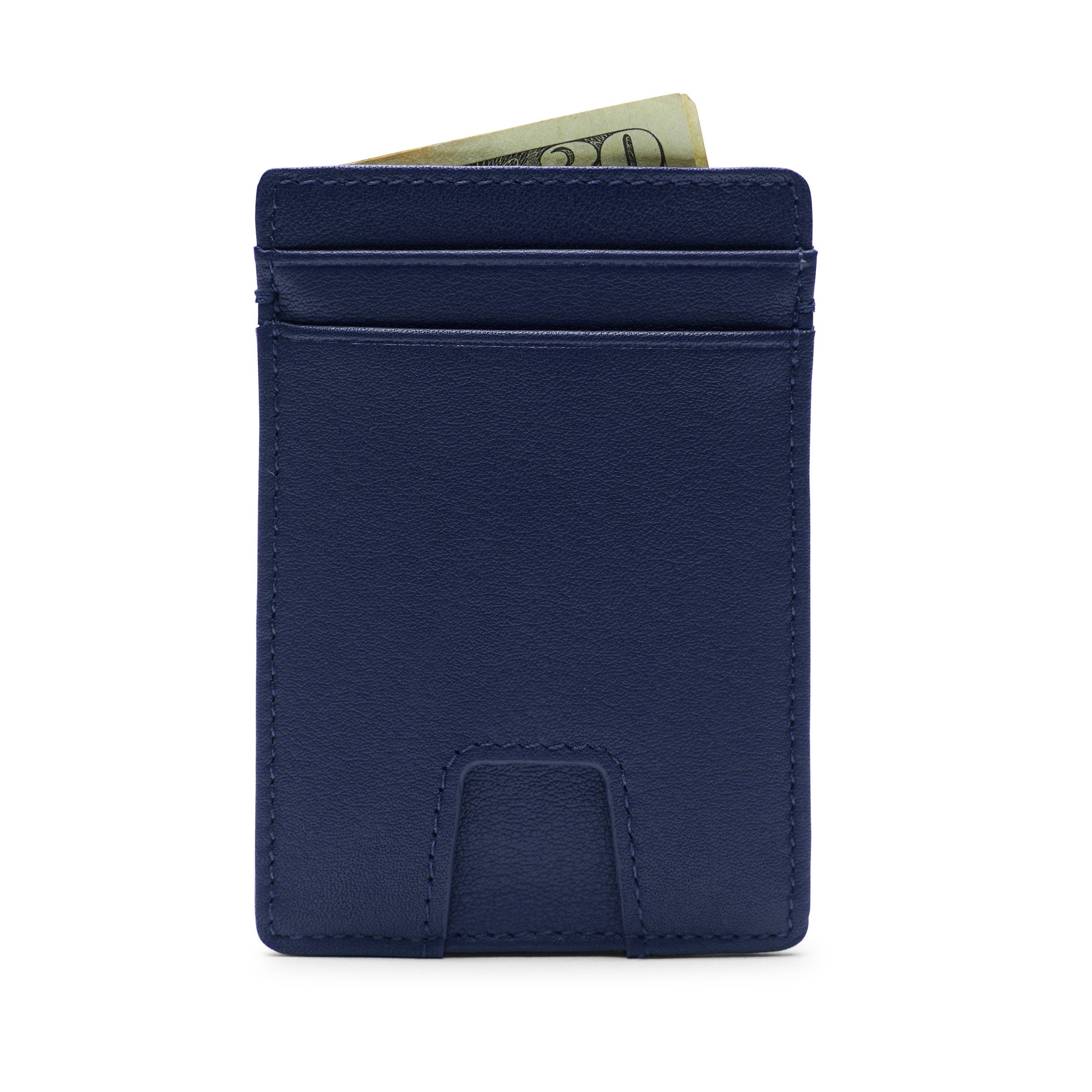 Slim Utility Card Case - Navy Blue RFID Blocking Wallet for Men & Women | Perfect for Travel, Business & Everyday Use