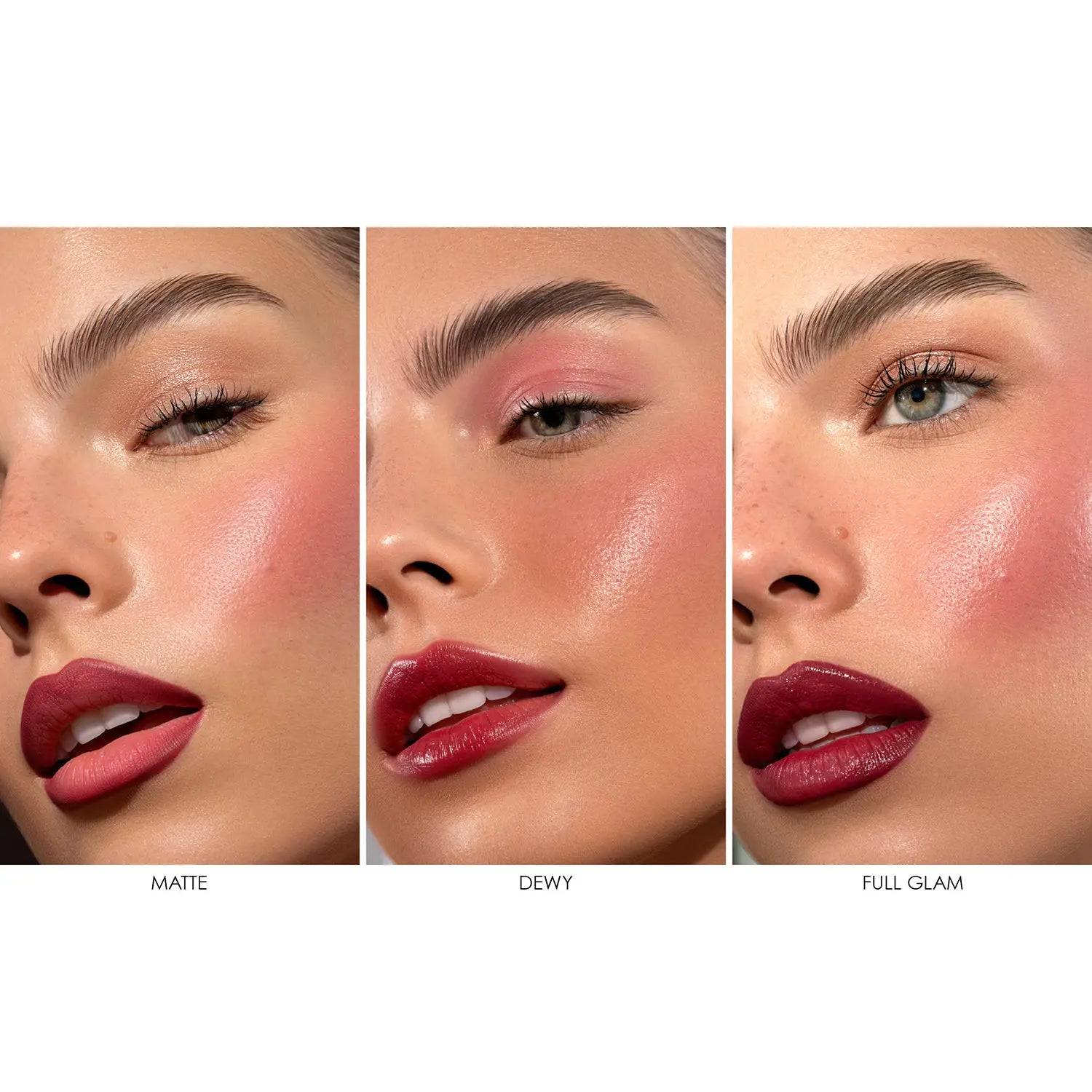 Berry Pop Cheek Trio - 3-in-1 Blush Palette for Natural Glow | Perfect for Everyday Makeup & Special Occasions