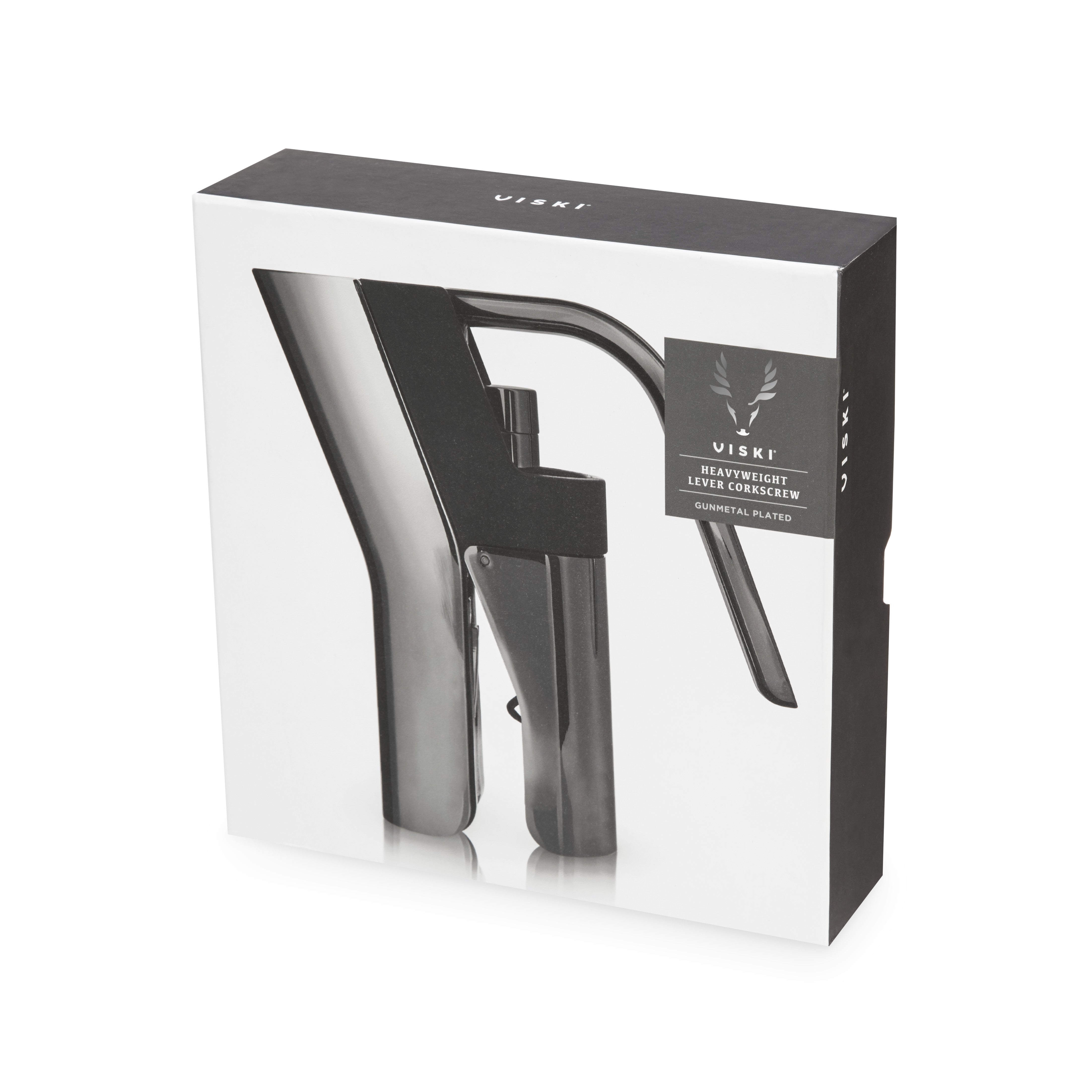 Premium Warren Heavyweight Lever Corkscrew - Professional Wine Opener with Ergonomic Design for Easy Cork Removal | Perfect for Home Bars, Wine Tasting Parties & Restaurant Use