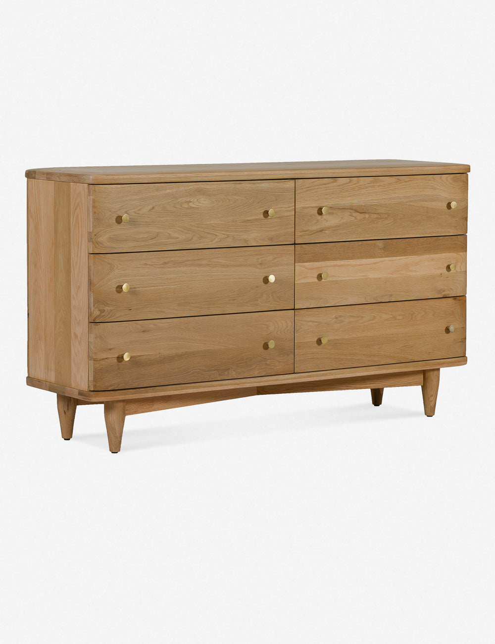 Shiloh 6-Drawer Dresser - Solid Wood Chest of Drawers for Bedroom, Nursery & Closet Organization - Perfect for Home Storage & Decor