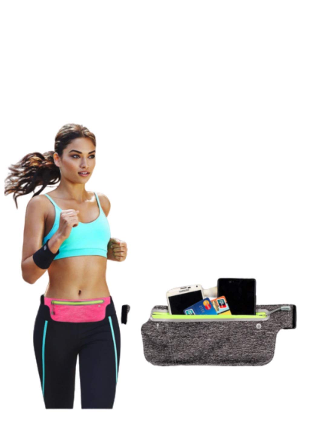 Style & Sassy Slim Waterproof Fanny Pack for Men & Women - Lightweight Anti-Theft Waist Bag for Sports, Travel, Biking, Beach, Running, Hiking & EDC | Perfect for Nurses, Festival Goers & Outdoor Enthusiasts | Tactical Belt Bag with Secure Storage