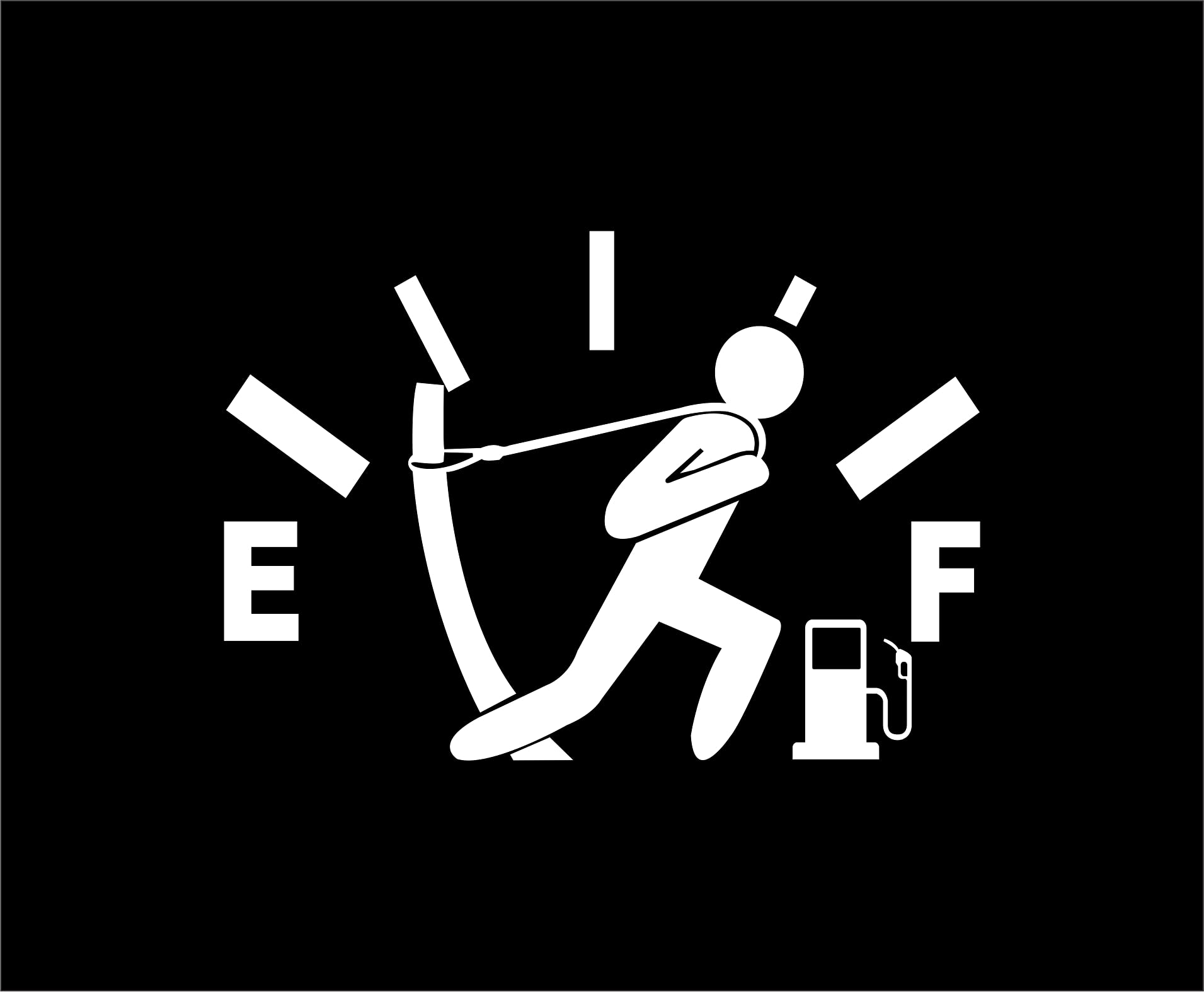 Premium INDNONE Car Fuel Tank Stickers - Petrol & Diesel Design Decals for Cars, Trucks & SUVs - Waterproof Vinyl Decals for Fuel Caps & Gas Tanks (Great for Personalization & Vehicle Customization)
