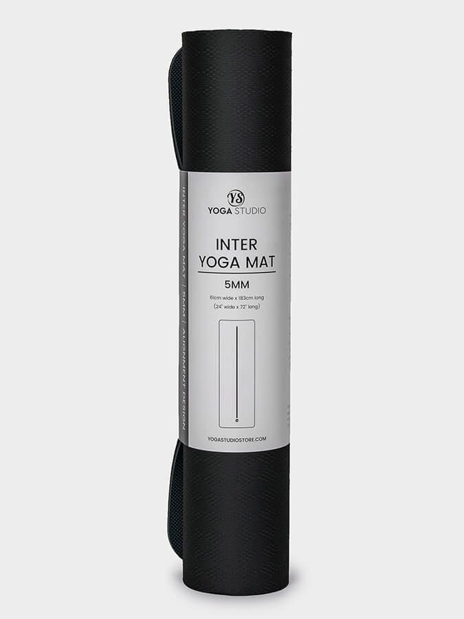 Eco-Friendly 5mm Yoga Mat for Yoga Studio - Non-Slip, Cushioned & Durable - Perfect for Hot Yoga, Pilates & Home Workouts