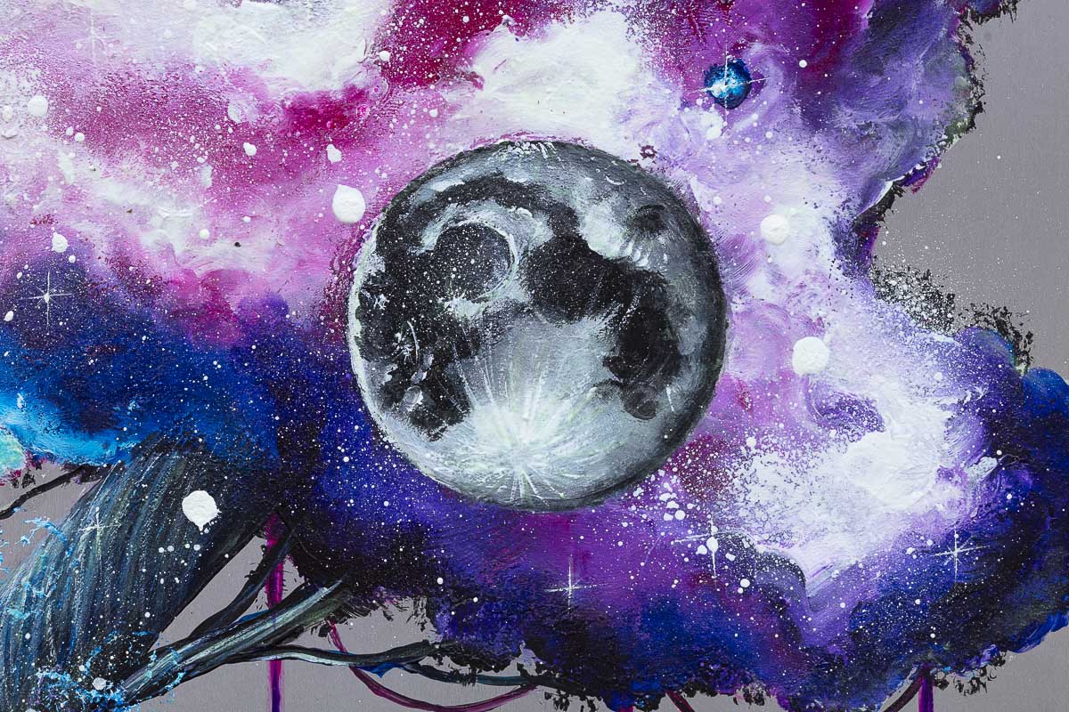 Original 'A Galaxy of Our Own' Artwork - Unique Space-Themed Wall Decor for Home & Office | Perfect Gift for Sci-Fi Lovers & Astronomy Enthusiasts