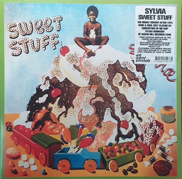 Sylvia Robinson - Sweet Stuff LP Vinyl Record Album (Reissue, Remastered, Mint Condition) - Perfect for Vintage Music Collectors & Soul/R&B Enthusiasts