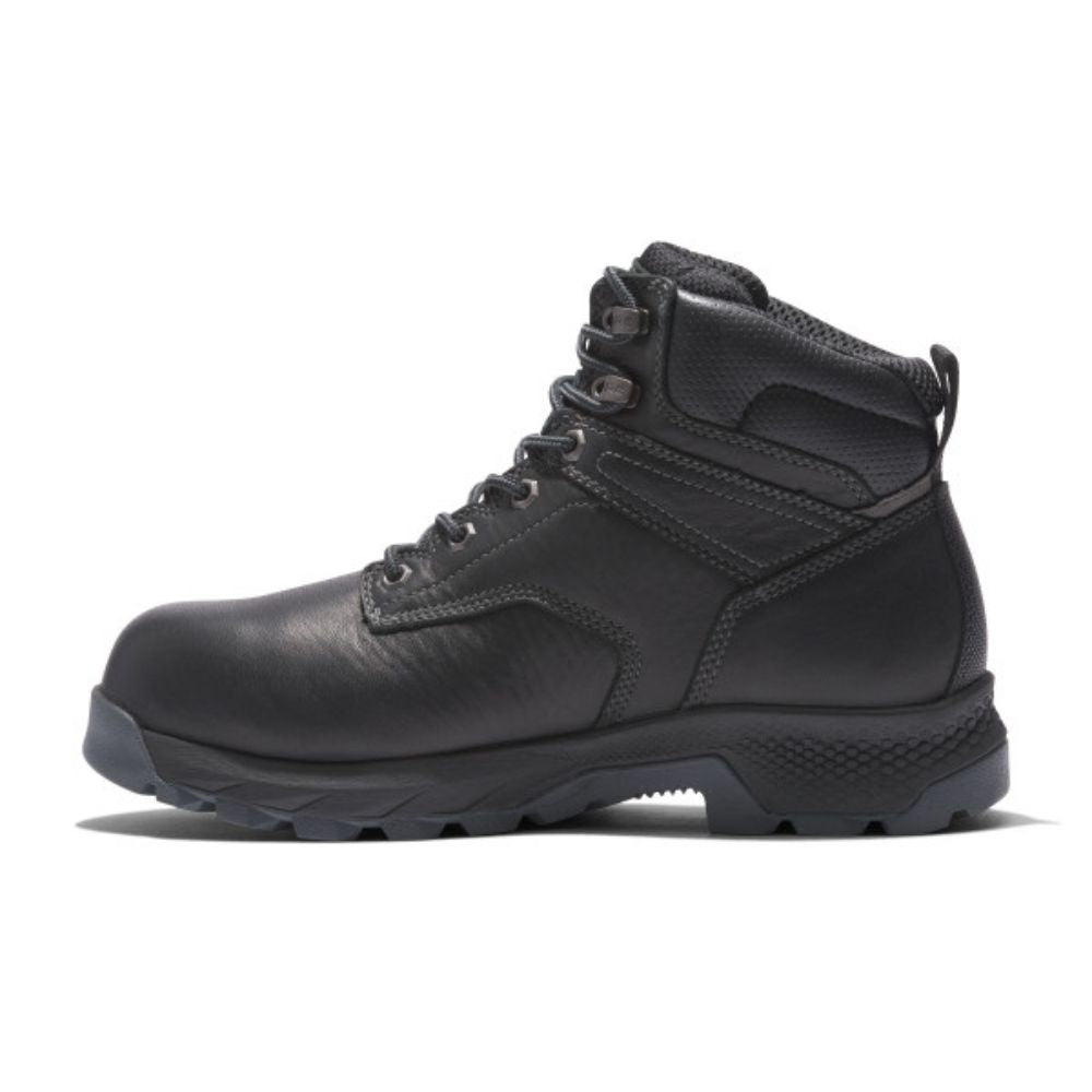 Timberland PRO Titan Men's 6-Inch Waterproof Composite Toe Work Boots - TB0A5T7K001 Black | Durable Safety Shoes for Construction, Warehouse & Outdoor Work
