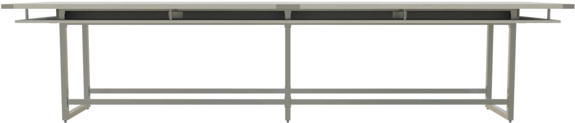 Safco Mirella 16-Foot Standing Height Conference Table - Adjustable Workstation for Office Meetings & Collaborative Workspaces [MRH16]