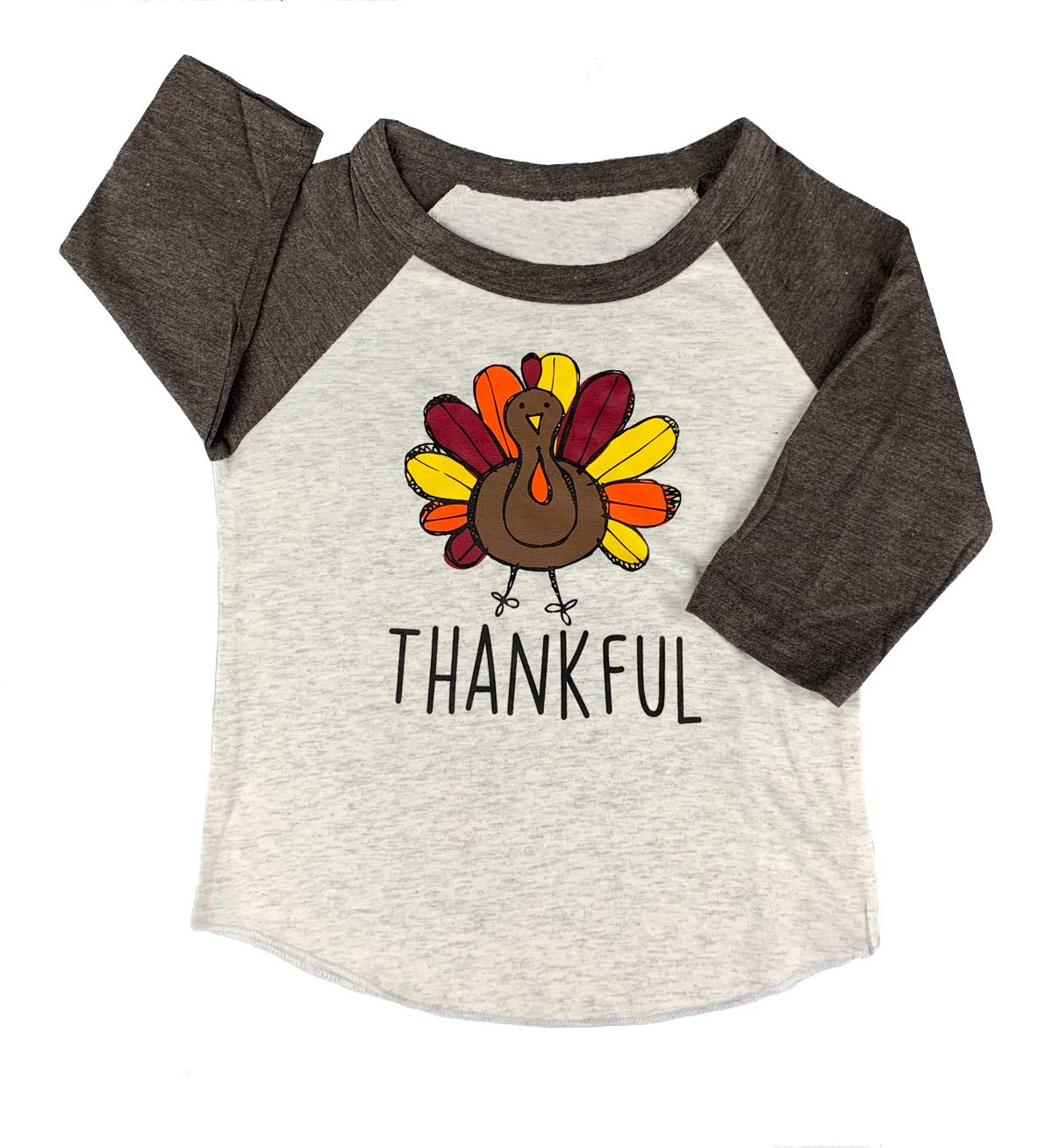 Thanksgiving Turkey T-Shirt for Kids, Toddlers & Babies - Cute Holiday Outfit for Family Gatherings & Festive Photos