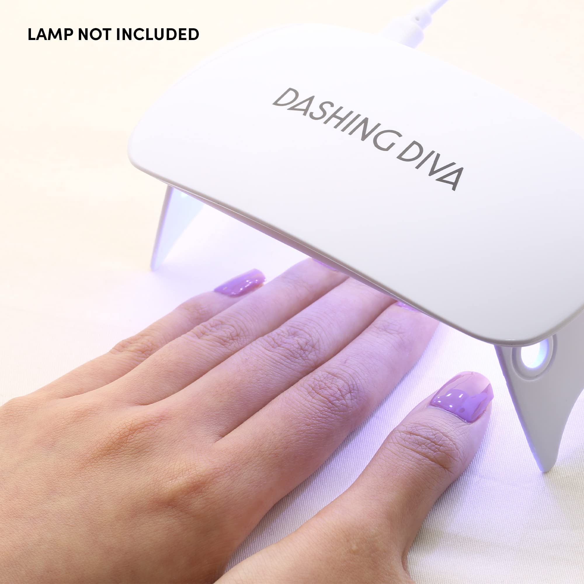 Dashing Diva Gel Nail Strips - Suns Out Swirl | 34 Salon Wraps | LED Lamp Ready for Long-Lasting Wear