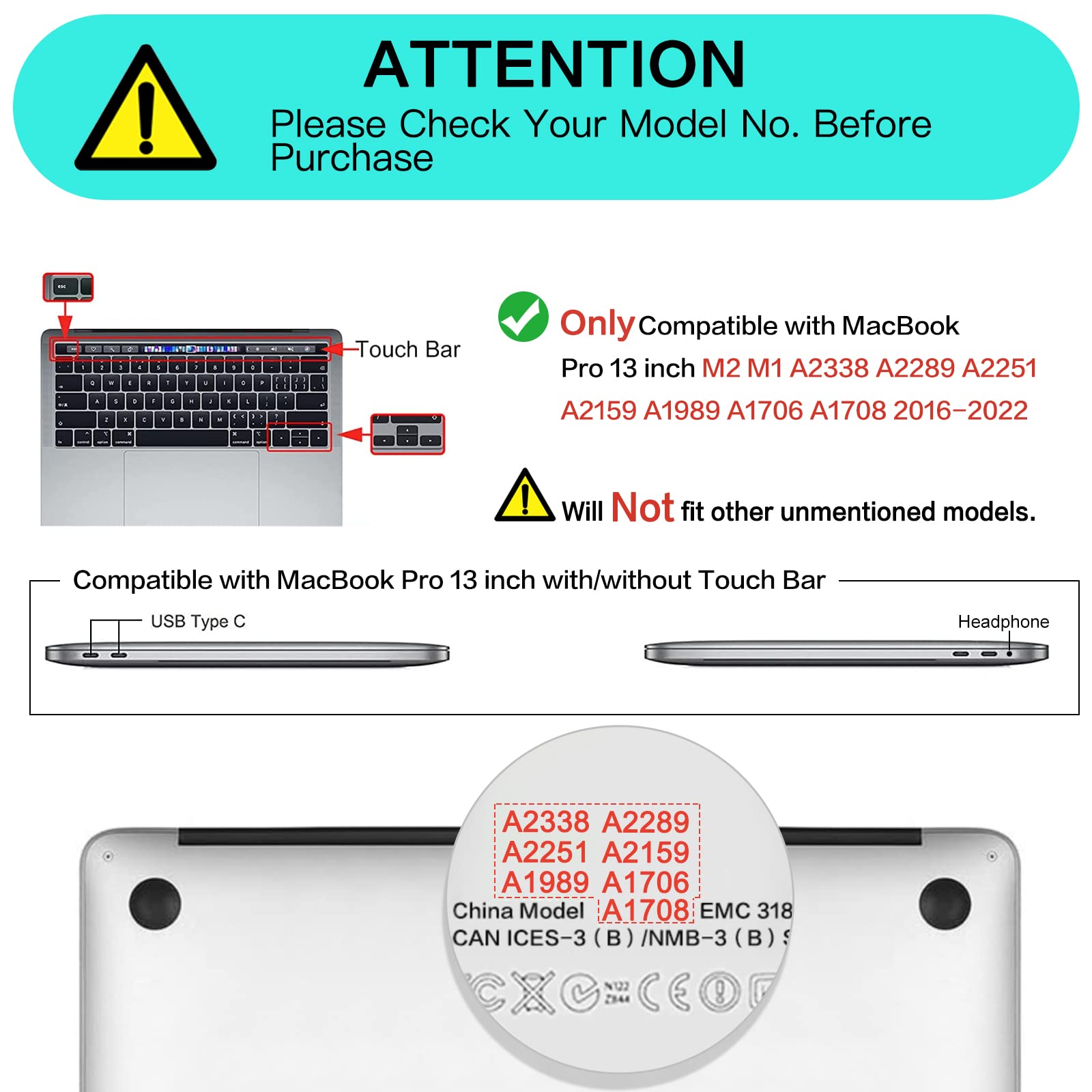 MOSISO Hard Shell Case for MacBook Pro 13 inch 2020 (A2338 M1 A2289 A2251) - Protective Plastic Cover with Keyboard Cover - Lavender Gray - Perfect for Work, Travel & School Use