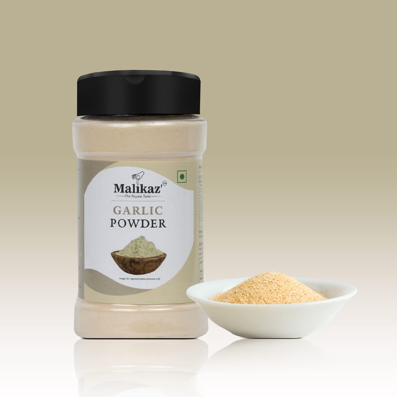 Premium Malikaz' The Royale Taste Garlic Powder - 250g | All-Natural, Non-GMO, Gluten-Free | Perfect for Cooking, Baking & Seasoning | Great for Italian, Mexican & Asian Cuisine