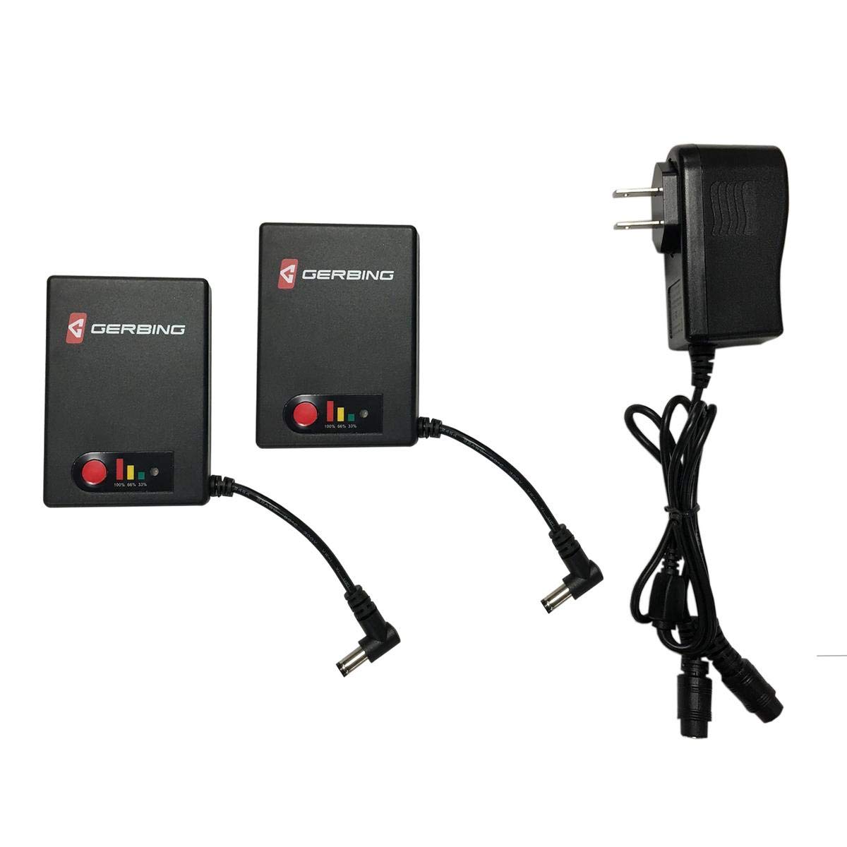 Gerbing 12V Hybrid Battery & Charger Kit for Motorcycle Heated Gear - Power Your Ride in Cold Weather | Perfect for Winter Motorcycle Tours & Outdoor Adventures