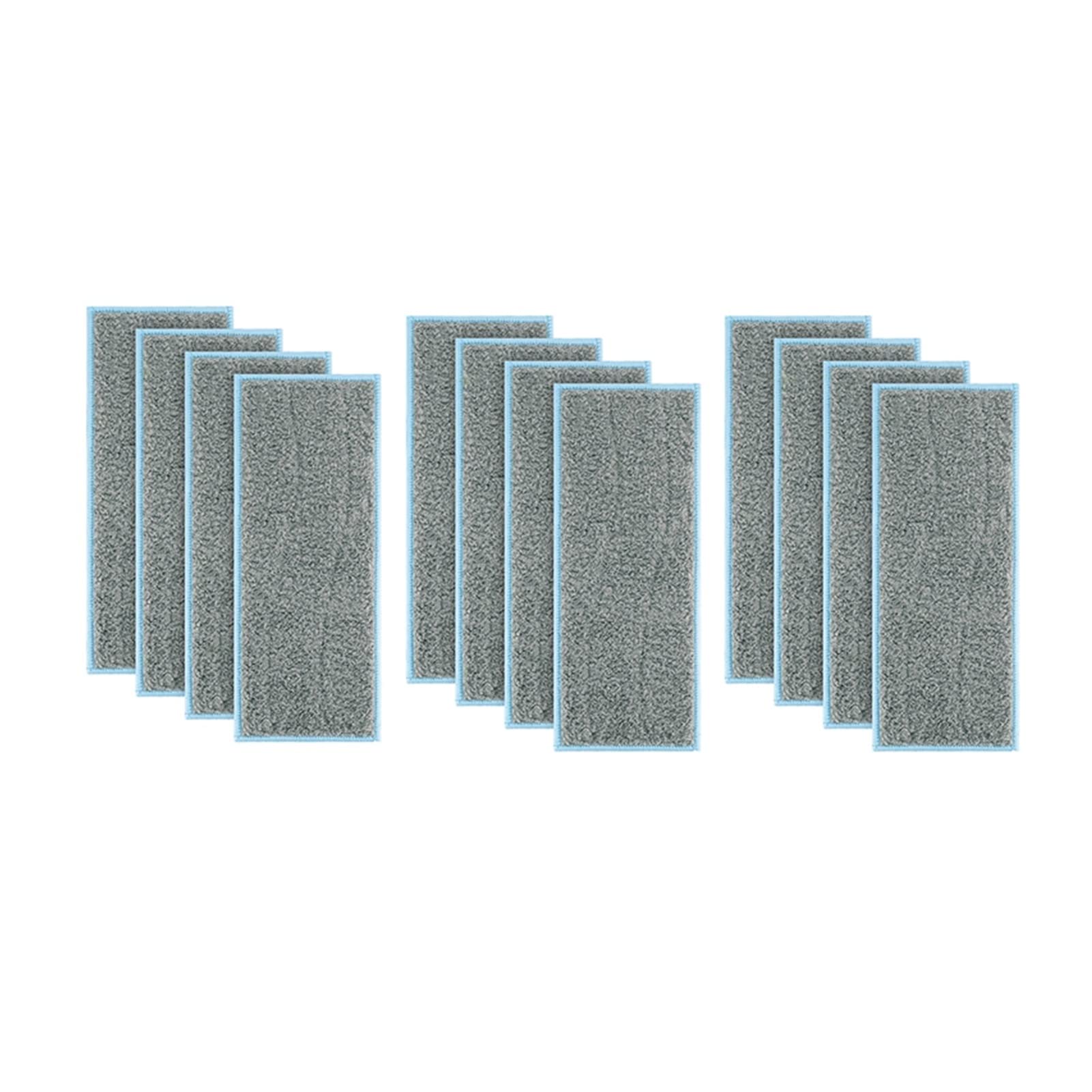 12-Pack Microfiber Cleaning Cloths for iRobot Braava Jet M6 (6110) Wi-Fi Robot Mop - Super Absorbent, Reusable, Washable - Perfect for Hardwood Floors, Tile & Pet Hair Removal