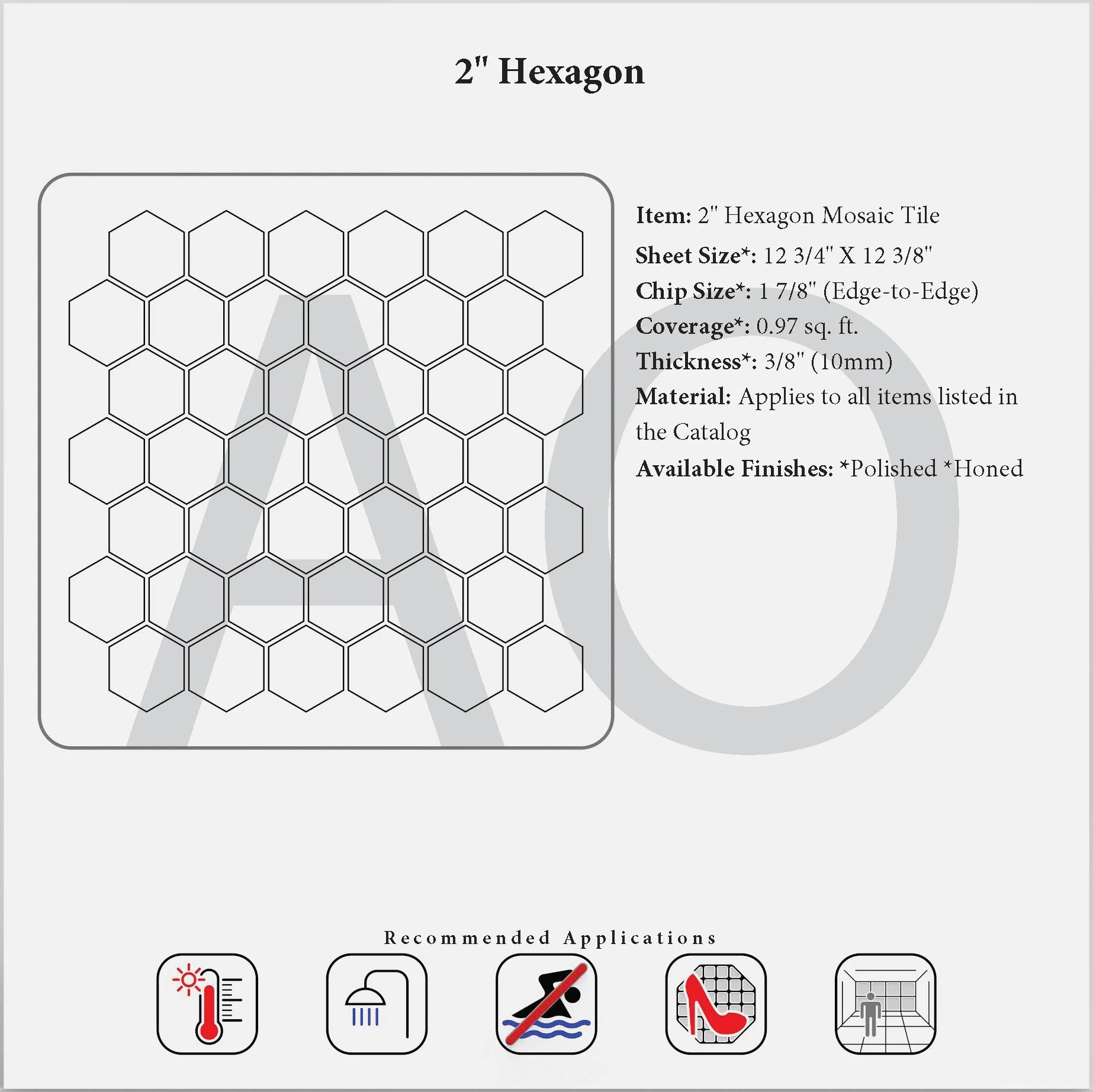 Premium Vanilla Onyx Stone Hexagon Mosaic Tiles 2