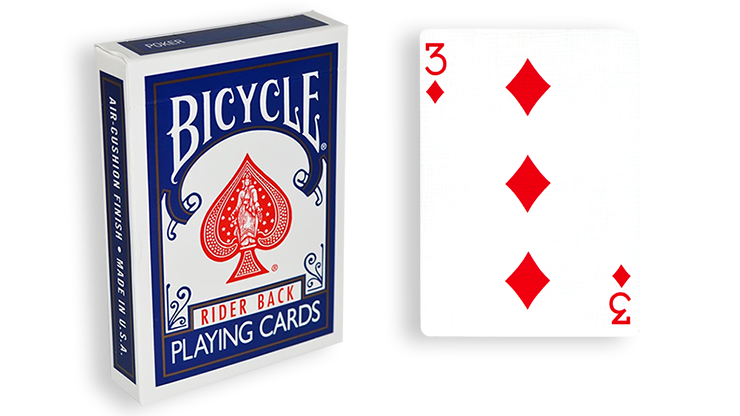 Blue One Way Forcing Deck (3D) - Premium Magic Trick Playing Cards for Close-Up Magic & Cardistry - Perfect for Magicians, Performers, and Card Enthusiasts