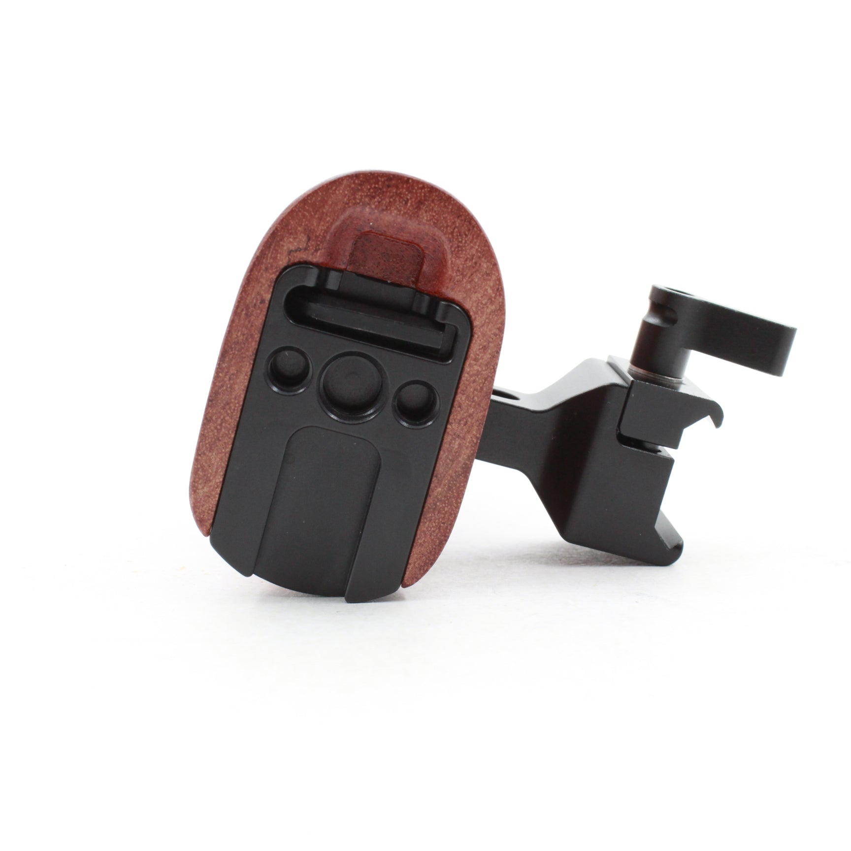 Used SmallRig Wooden Side Handle with NATO Clamp - Compatible with DSLR Cameras & Video Equipment - Perfect for Filmmaking & Photography