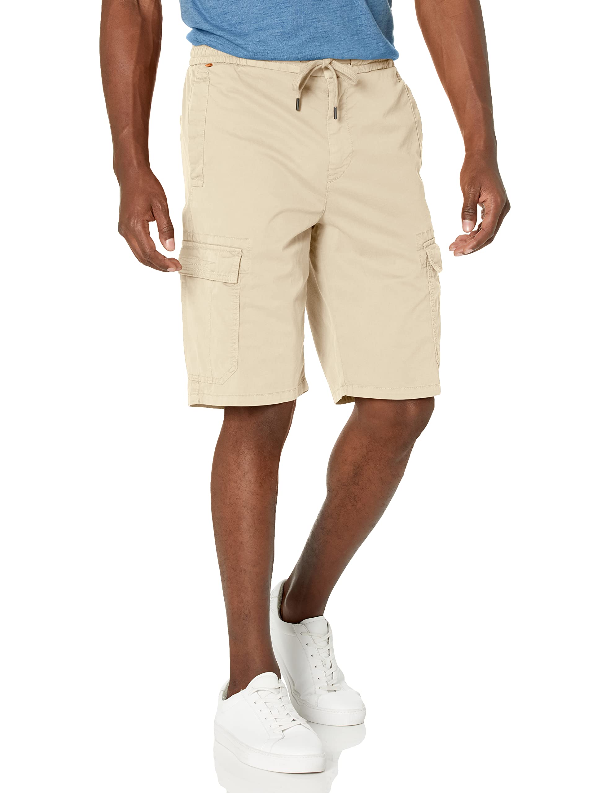 BOSS Men's Cargo Pocket Cotton Blend Shorts - Comfortable Casual Summer Shorts for Outdoor Activities, Travel & Everyday Wear