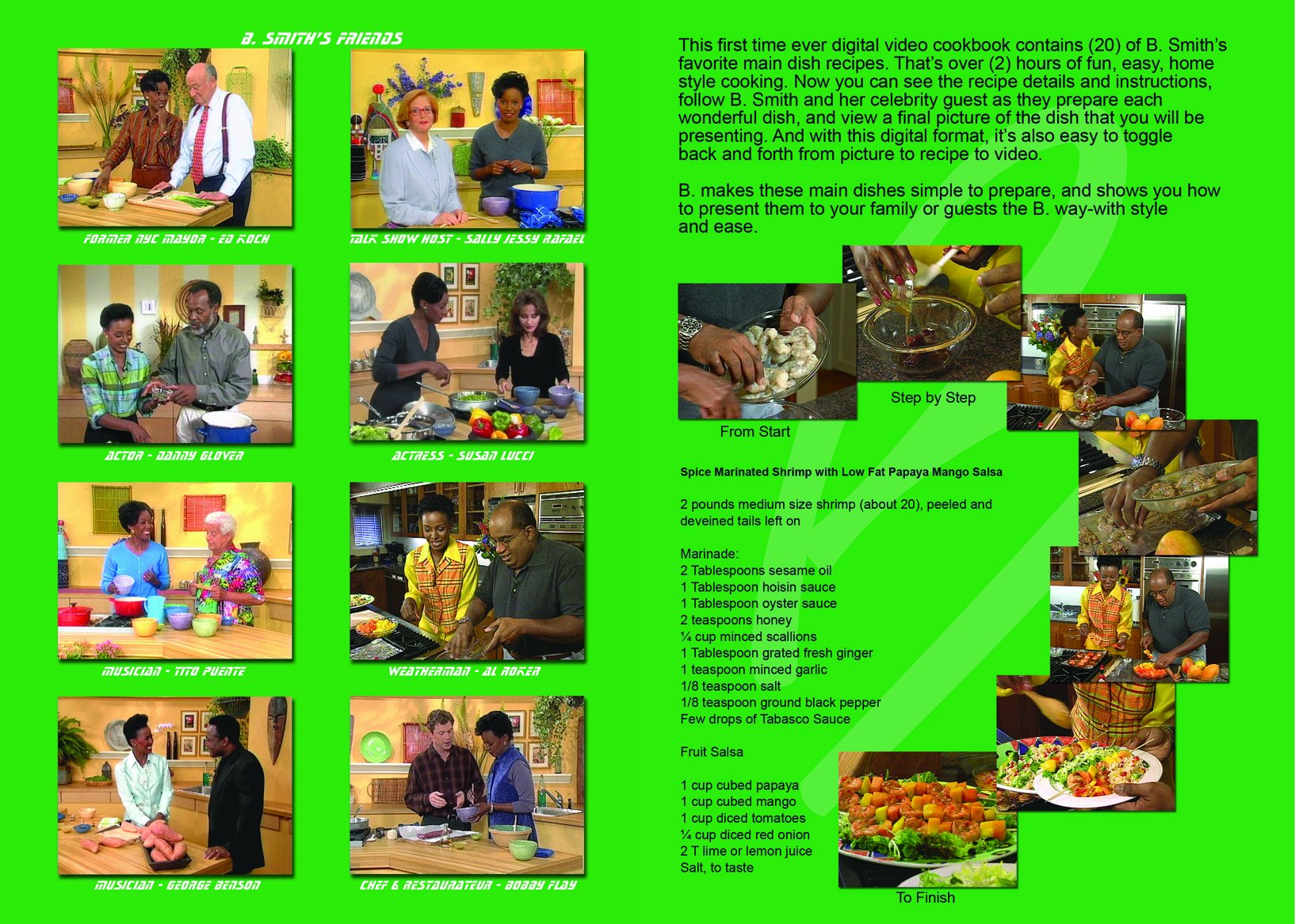 Video Cookbook - Cooking with B. Smith and Friends: Easy Main Dish Recipes for Family Dinners & Entertaining
