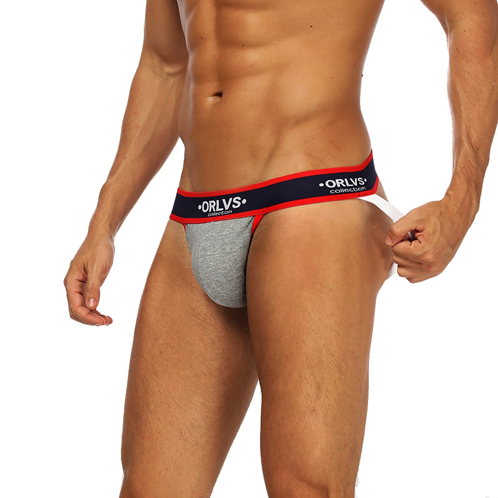 **Men's Cotton Solid Thong Underwear - Comfortable, Breathable & Low Waist for Athletic Wear - Perfect for Gym, Running & Daily Use**