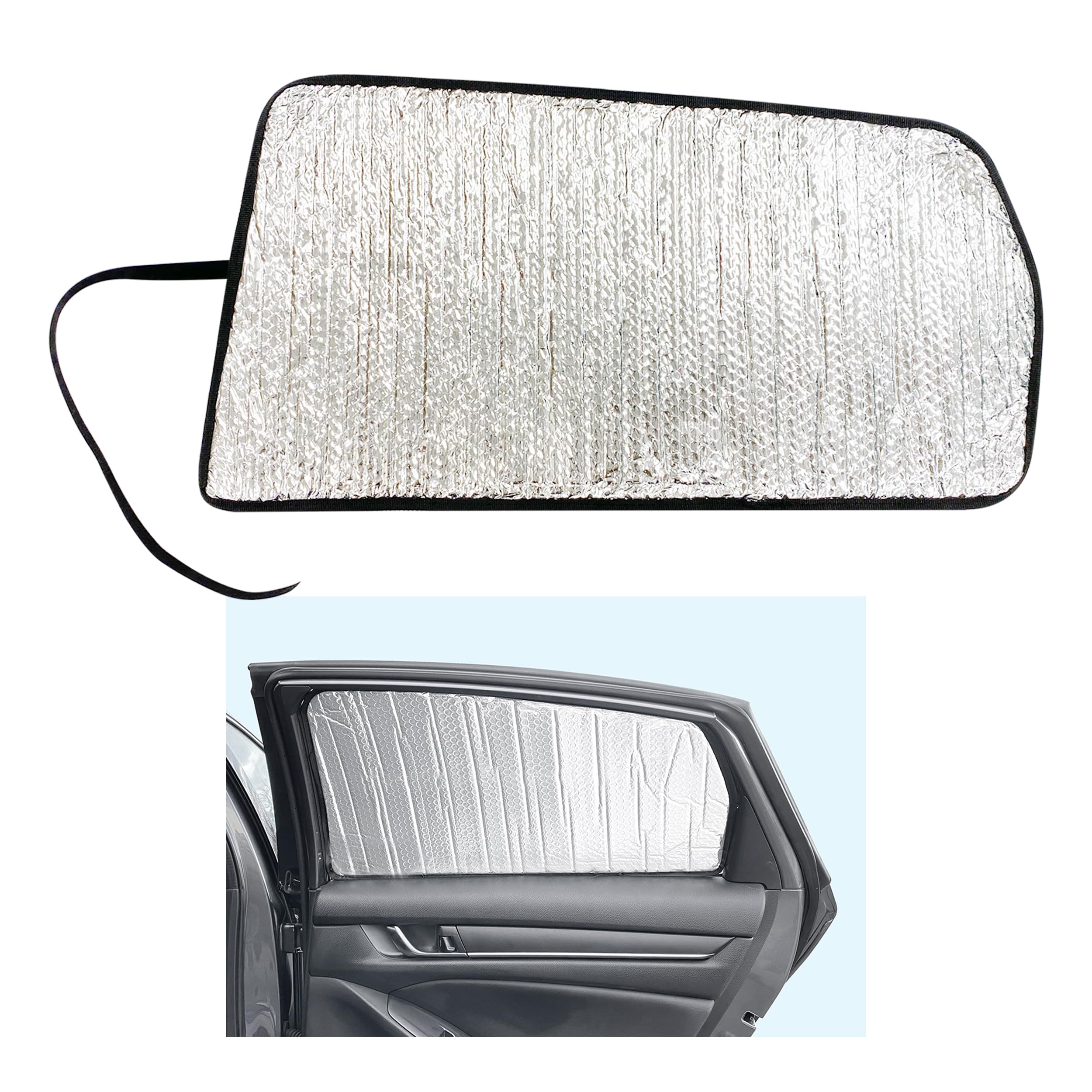 Custom Fit Side Window Rear Seat Sunshades for 2018-2022 Honda Accord Sedan (LX/Sport/EX/EX-L/Touring) | UV Protection Car Accessories (2-Piece Set) | Perfect for Road Trips & Baby Protection - Made in USA