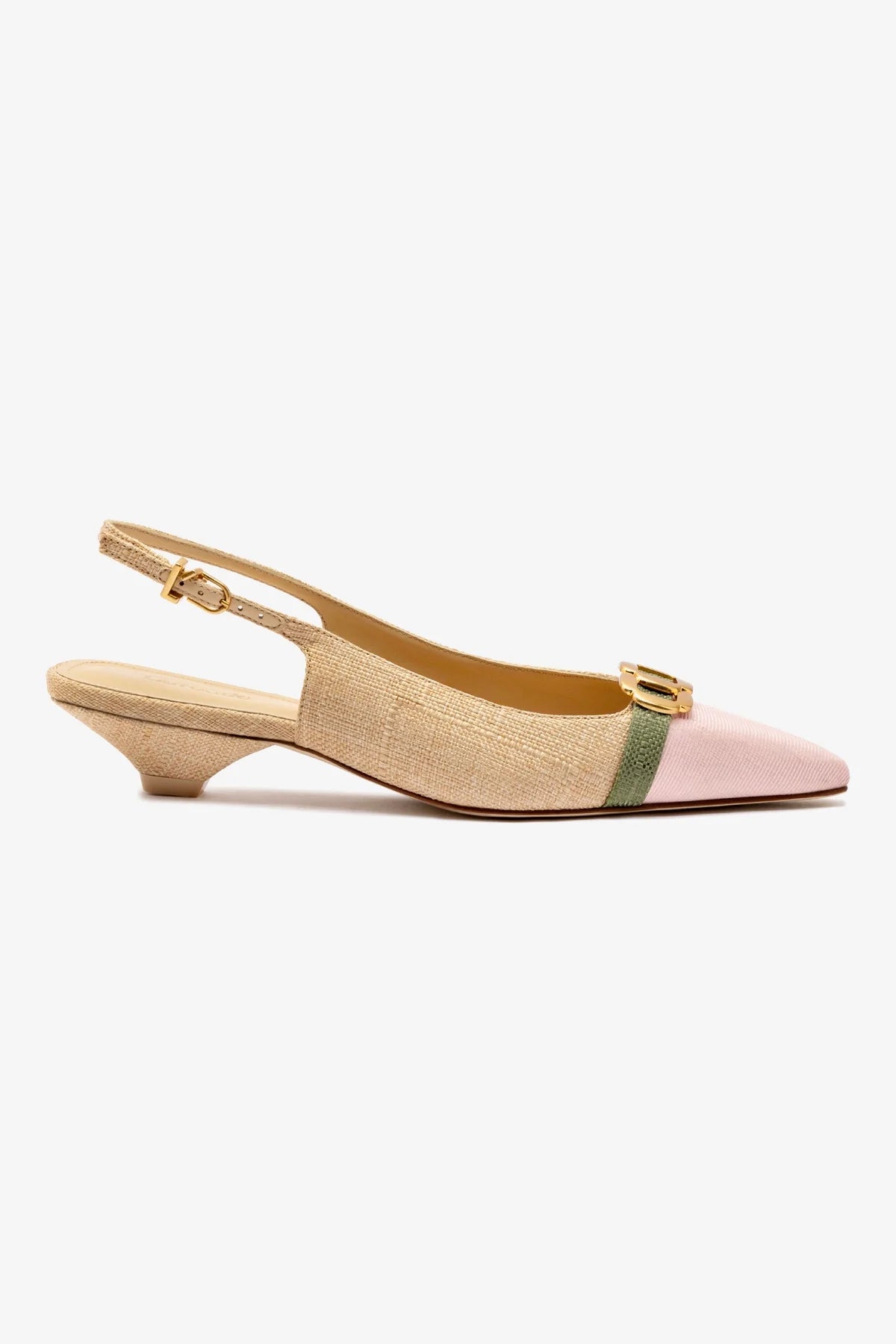 Franca Pump Women's Shoes - Beige Raffia Espadrille Sandals for Summer, Beach, and Casual Outfits