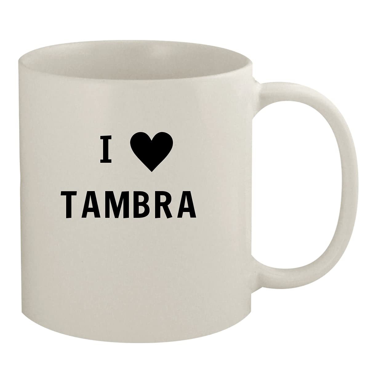 I Heart Love Tambra - 11oz White Ceramic Coffee Mug for Home, Office & Gifts | Perfect for Tea, Hot Chocolate & Morning Coffee
