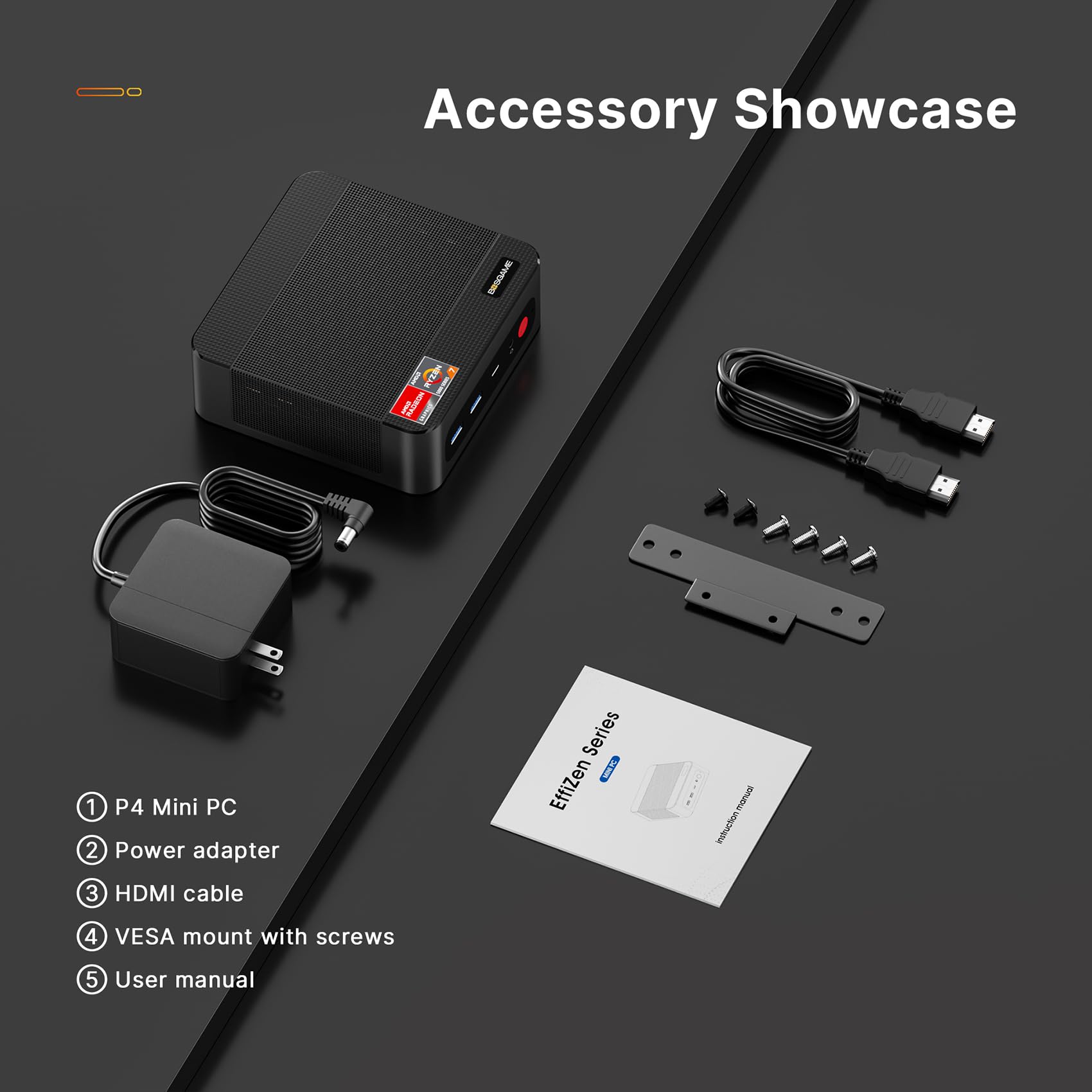 Mini Gaming PC AMD Ryzen 7 5825U | 32GB DDR4 RAM 1TB SSD Micro Desktop | Dual LAN 2.5GbE, 4K Triple Display, WiFi6E, BT5.2 | Powerful Compact Computer for Home Office, Gaming & Streaming