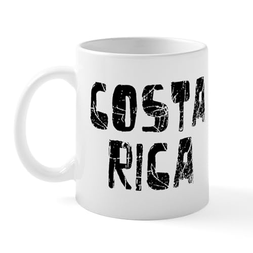White - Costa Rica Faded (Black) Mug