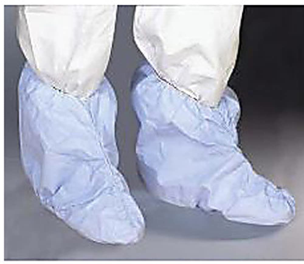 Alpha Pro Tech BT-91X13-B Fluid-Impervious High Ankle Boot Covers - Blue, X-Large (Pack of 200) | Waterproof Medical Shoe Covers for Healthcare, Labs & Industrial Safety Use