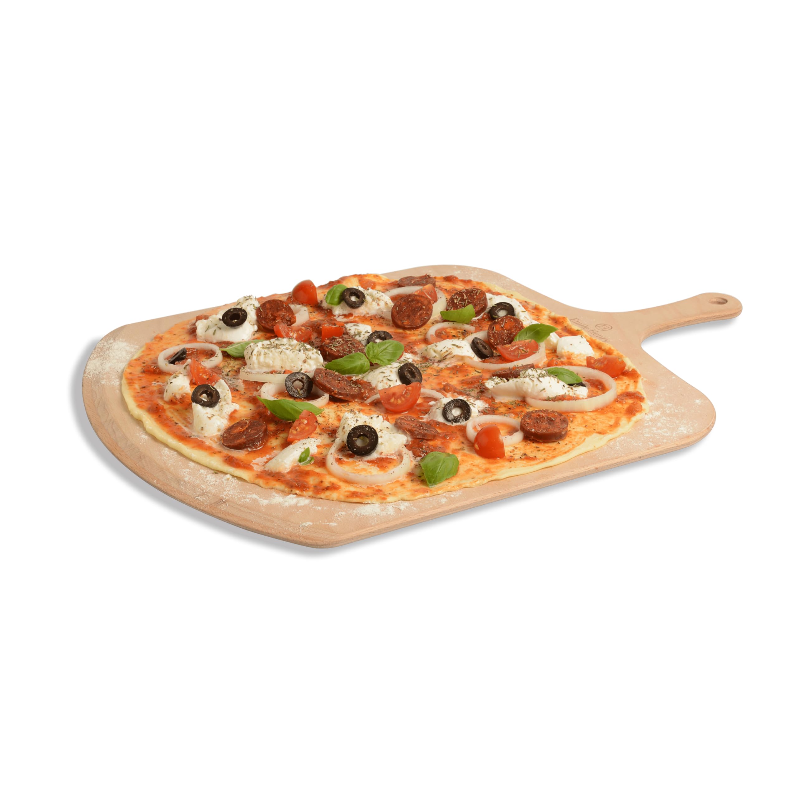 Emile Henry 2-Piece Pizza Set - Premium Ceramic Pizza Stone & Baker in Charcoal | Perfect for Homemade Pizza, Bread Baking & Outdoor Cooking