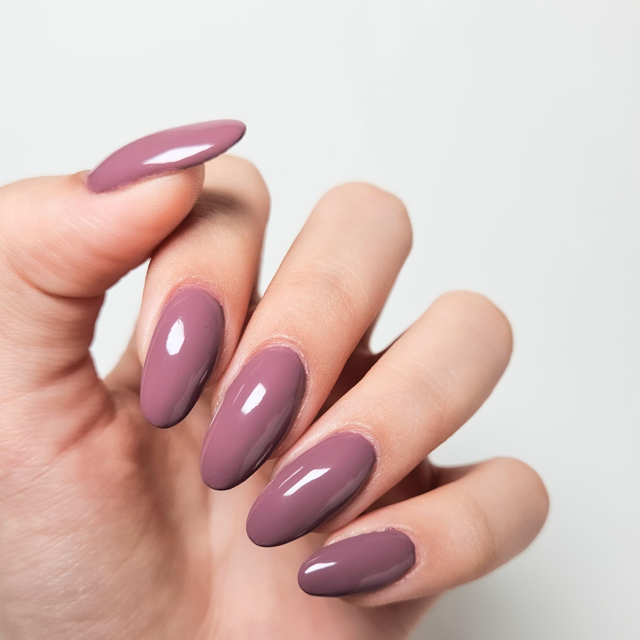 BAD COMPANY Vegan & Cruelty-Free Nail Polish - 10ml Long Lasting, Chip Resistant, Quick Dry Non-Toxic Nail Lacquer - Find Your Fire 56 (Mauve) - Perfect for Manicures, Pedicures & Nail Art Designs