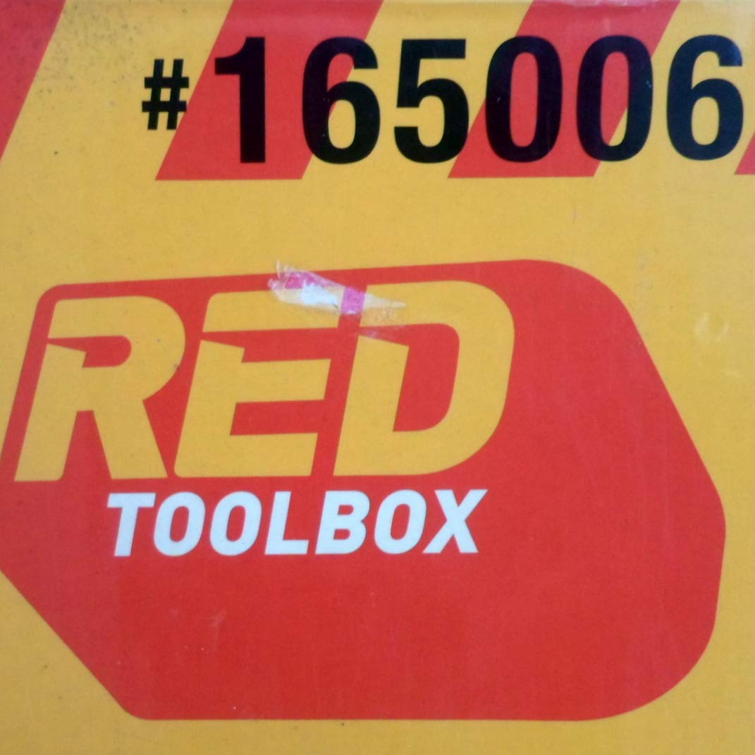Red Toolbox Christmas Tree Kit - DIY Holiday Decor for Home, Office & Party | Easy Assembly & Storage