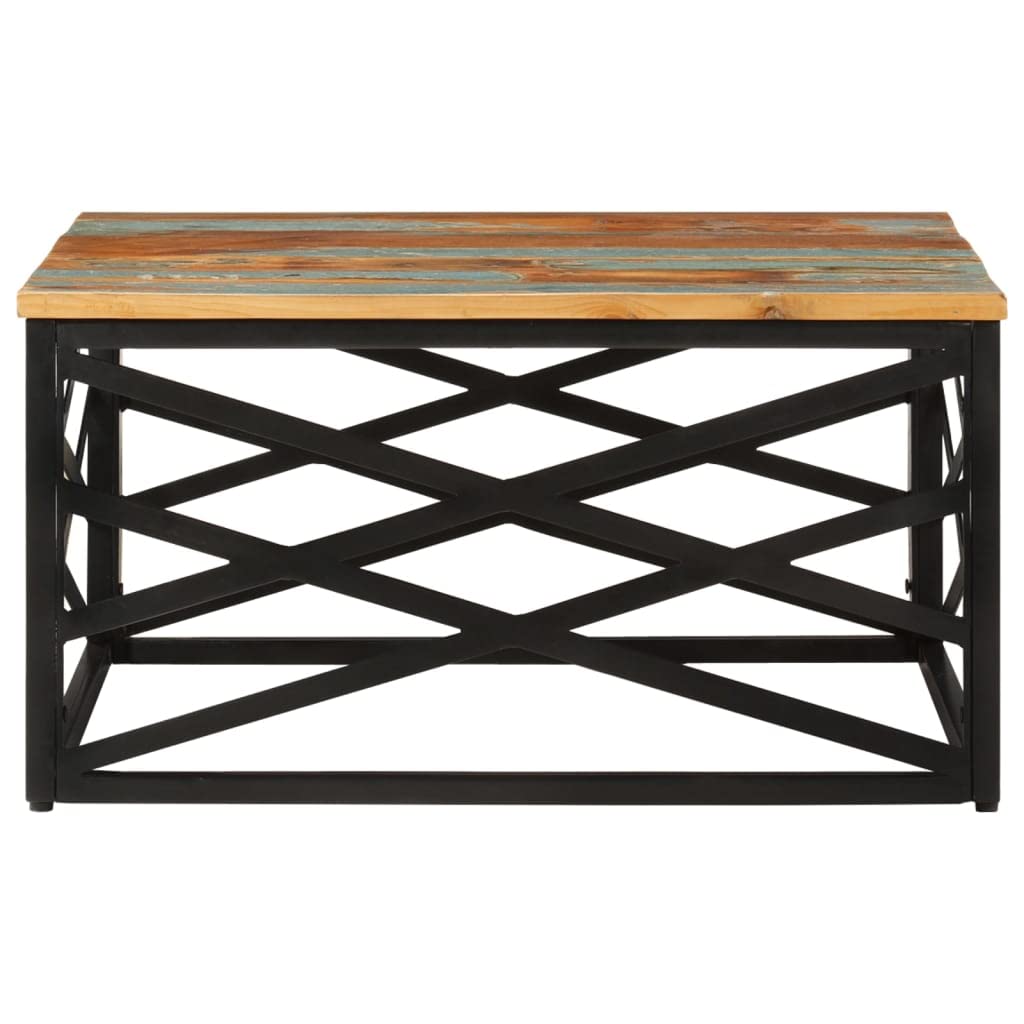 Solid Reclaimed Wood Square Coffee Table - 26.8